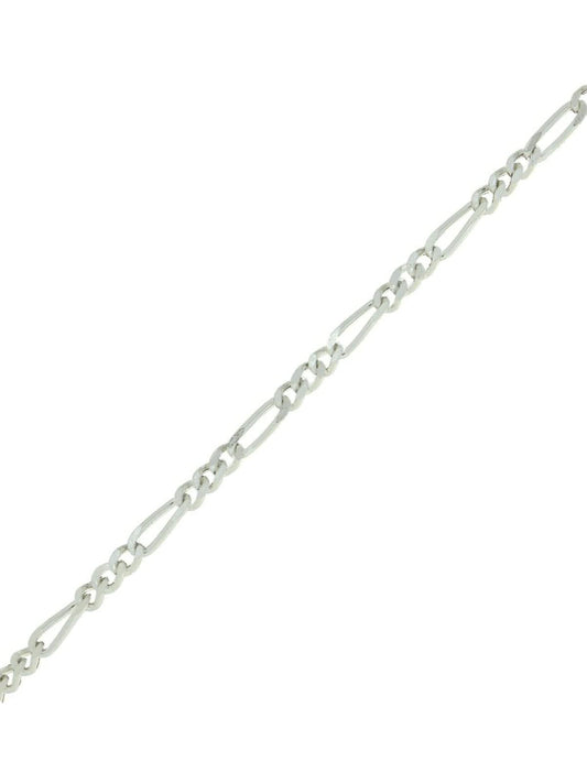Figaro Chain Link Sterling Silver Anklet / Ankle Bracelet / Ankle Chain - 925 Sterling Sil ##figaro-plain