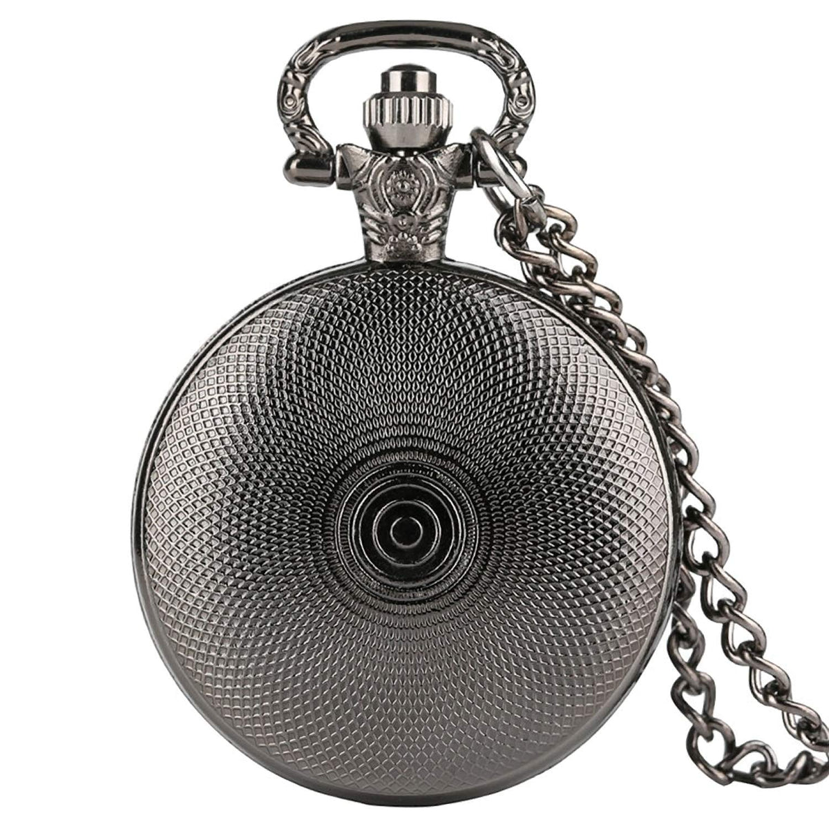 Avenger Themed Quartz Pocket Watch Necklace for Men Women Children - Full Hunter - On 32"