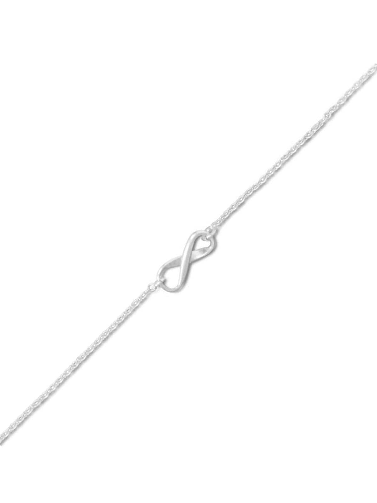 Infinity Symbol/Design Anklet/Ankle Bracelet/Ankle Chain - 925 Sterling Silver - Adjustable 9" to 10" Inch / 11" to 12" Inch (Extra Large) - Anklets for Women