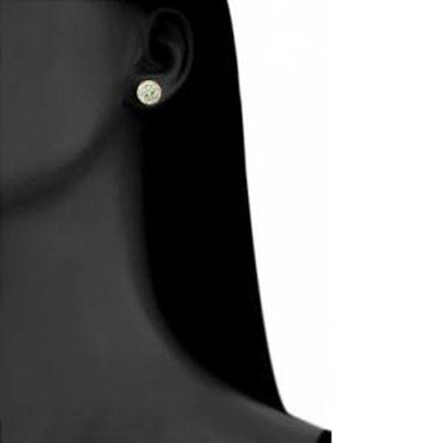 10MM WOMENS Sparkly Disco Ball Sterling Silver Stud Earrings ##aurora-ab