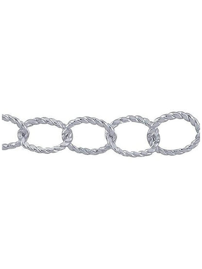 9.5" Inch / 10.5" Inch Thick Twisted Cable Chain Sterling Silver Anklet/Ankle Bracelet/Ankle Chain - 925 Sterling Silver - Adjustable - Nearly 5mm Wide - Anklets for Women