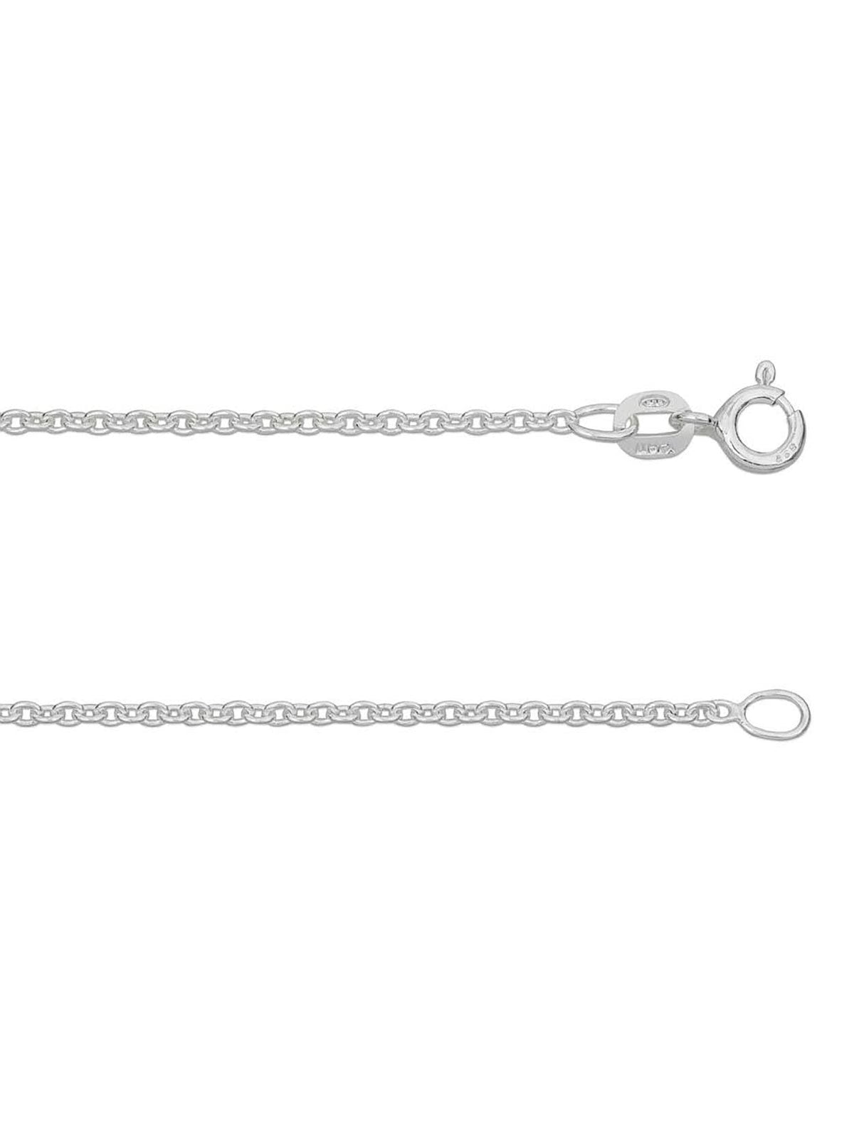 925 Sterling Silver 1.3/1.7/2.0/2.9/3.3 MM Belcher/Rolo Chain Necklace for Women Men Unise 