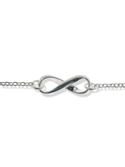 Infinity Symbol/Design Anklet/Ankle Bracelet/Ankle Chain - 925 Sterling Silver - Adjustabl 