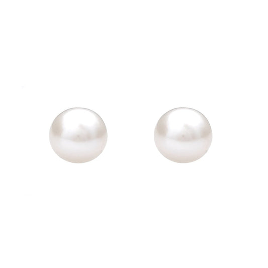 4MM Pearl Sterling Silver Stud Earrings/Ear Studs - Small & Discreet