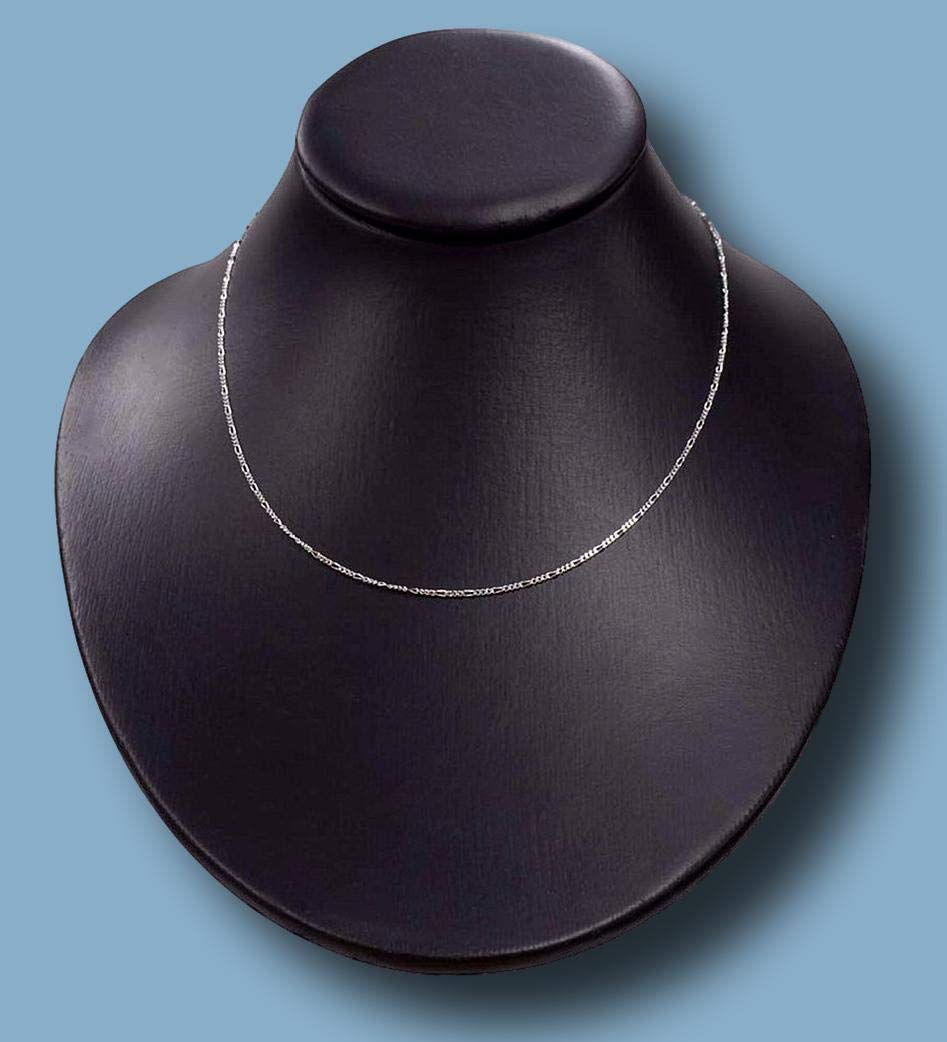 925 Sterling Silver 1.4/2.2/2.8/3.6 MM Figaro Chain Necklace for Women Men Unisex - 16" 18 
