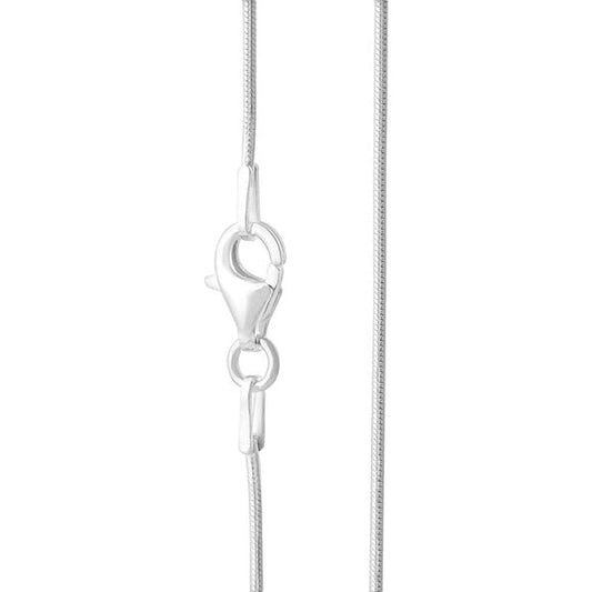 SNAKE Necklace Chain for Men Women Children - 925 Sterling Silver - Italian Made - Availab ##snake-0-9mm