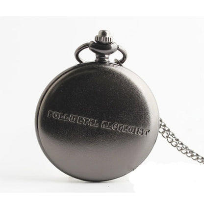 Fullmetal Alchemist Unisex Quartz Pocket Watch Necklace - On 32" Inch / 80cm Chain 