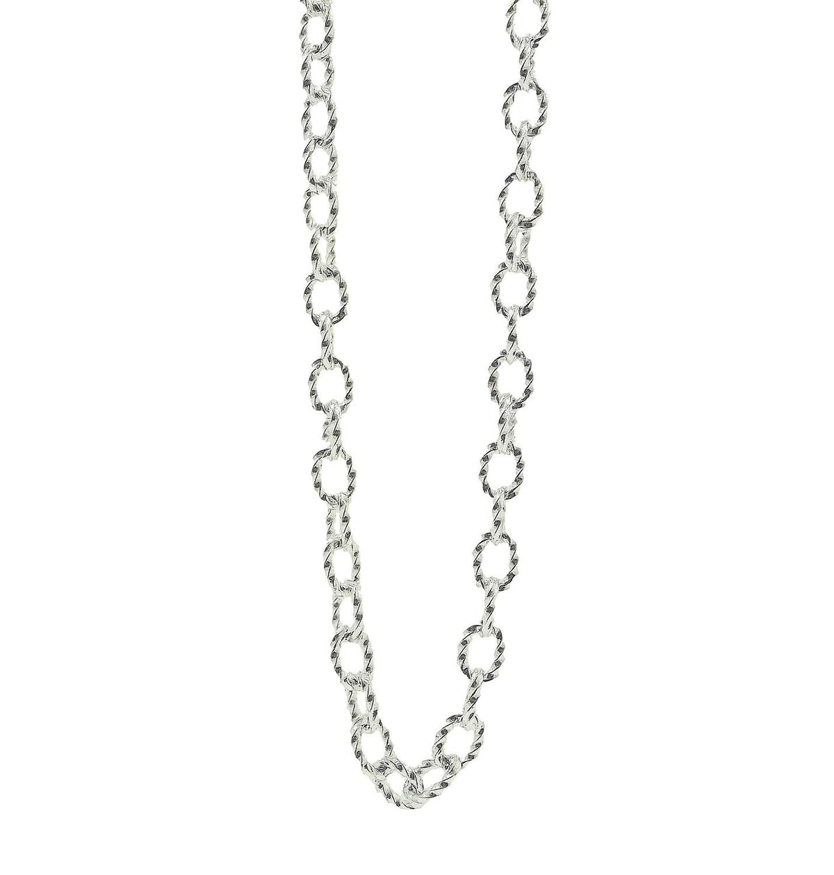 925 Sterling Silver 2/2.5/3.4/3.8 MM Wide Cable/Open Cable/Twisted Cable Chain Necklace fo 