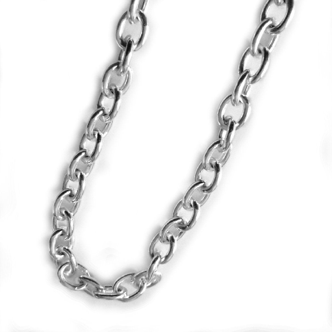 8" Inch Mens Sterling Silver Belcher Chain Bracelet - 8" Inch Thick Link Chain Bracelet - 8 Grams