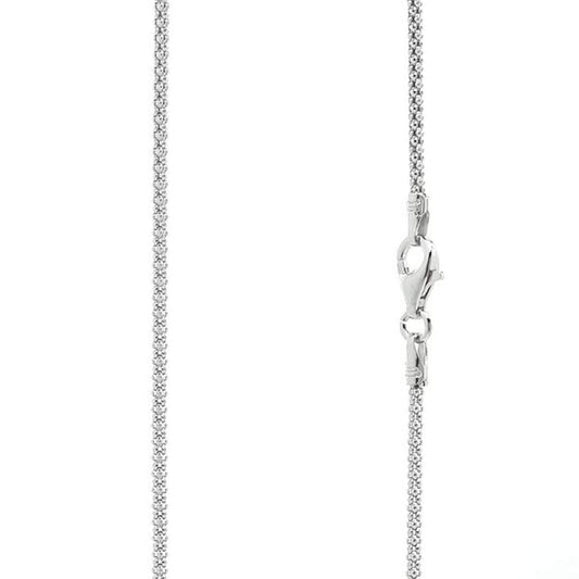POPCORN Necklace Chain for Men Women Children - 925 Sterling Silver - Italian Made - Avail ##popcorn-1-5mm