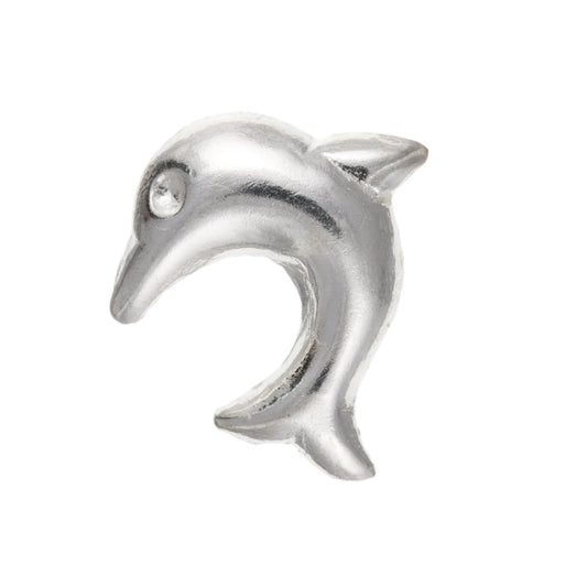 Pair of Dolphin Nose Studs - 925 Sterling Silver