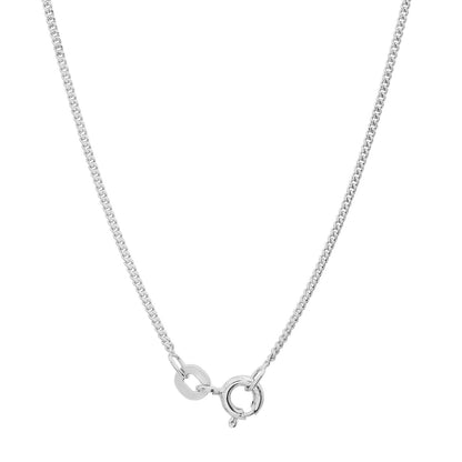 925 Sterling Silver 1.2/1.75/2.1/2.8 MM Curb Chain Necklace for Women Men Unisex - 16 18 2 