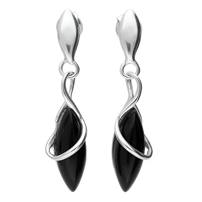 Marquise/Teardrop Cut Gemstone Sterling Silver Dangly/Dangle Drop Earrings for Women Ladie 