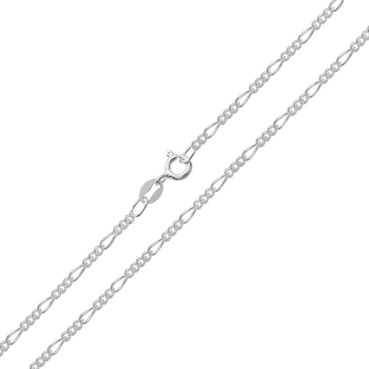 925 Sterling Silver 1.4/2.2/2.8/3.6 MM Figaro Chain Necklace for Women Men Unisex - 16" 18 