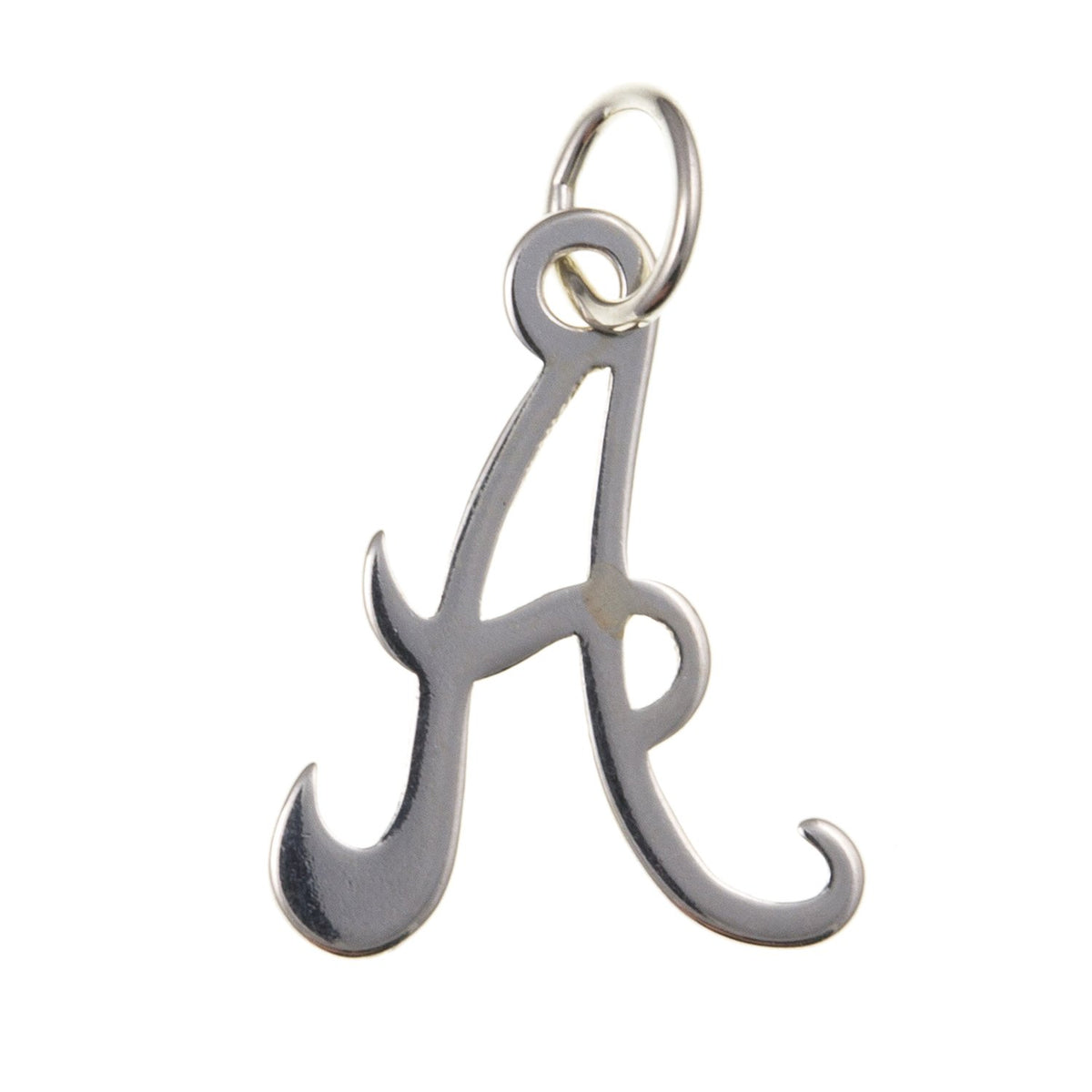 Capital Letter A to Z Alphabet Initial 925 Sterling Silver Slider Charms for Women Girls/S 