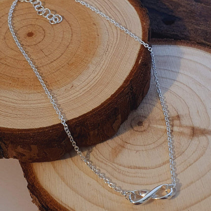 Sterling Silver Infinity Anklet