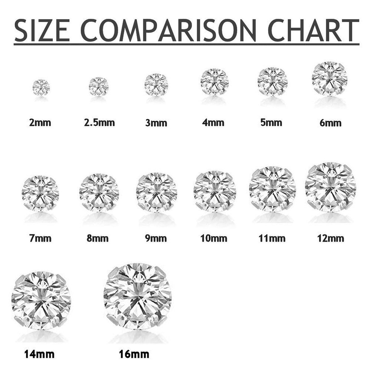 10MM Half Disco Ball Sterling Silver Stud Earrings