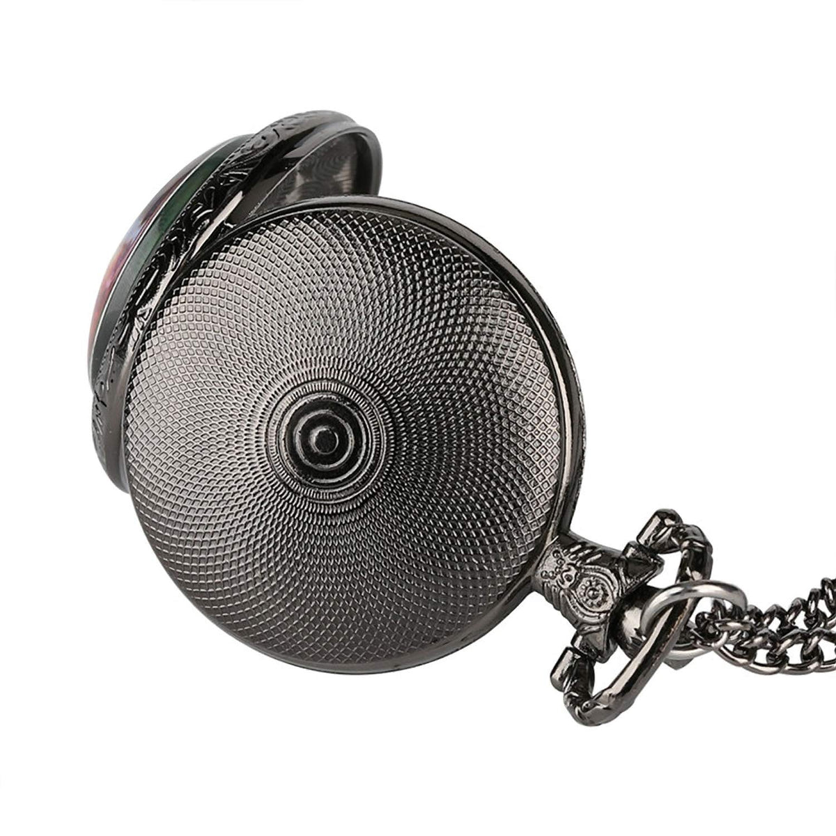 Avenger Themed Quartz Pocket Watch Necklace for Men Women Children - Full Hunter - On 32" 