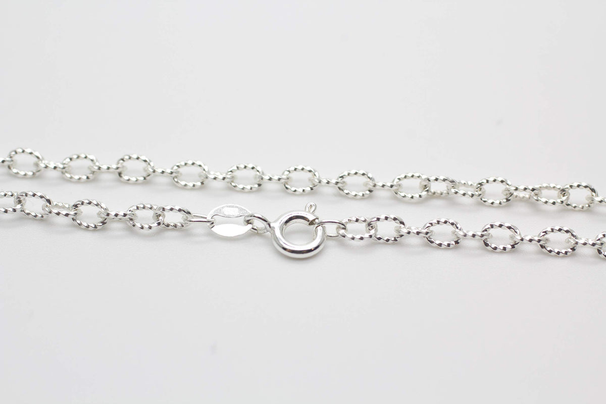 9.5" Inch / 10.5" Inch Thick Twisted Cable Chain Sterling Silver Anklet/Ankle Bracelet/Ankle Chain - 925 Sterling Silver - Adjustable - Nearly 5mm Wide - Anklets for Women