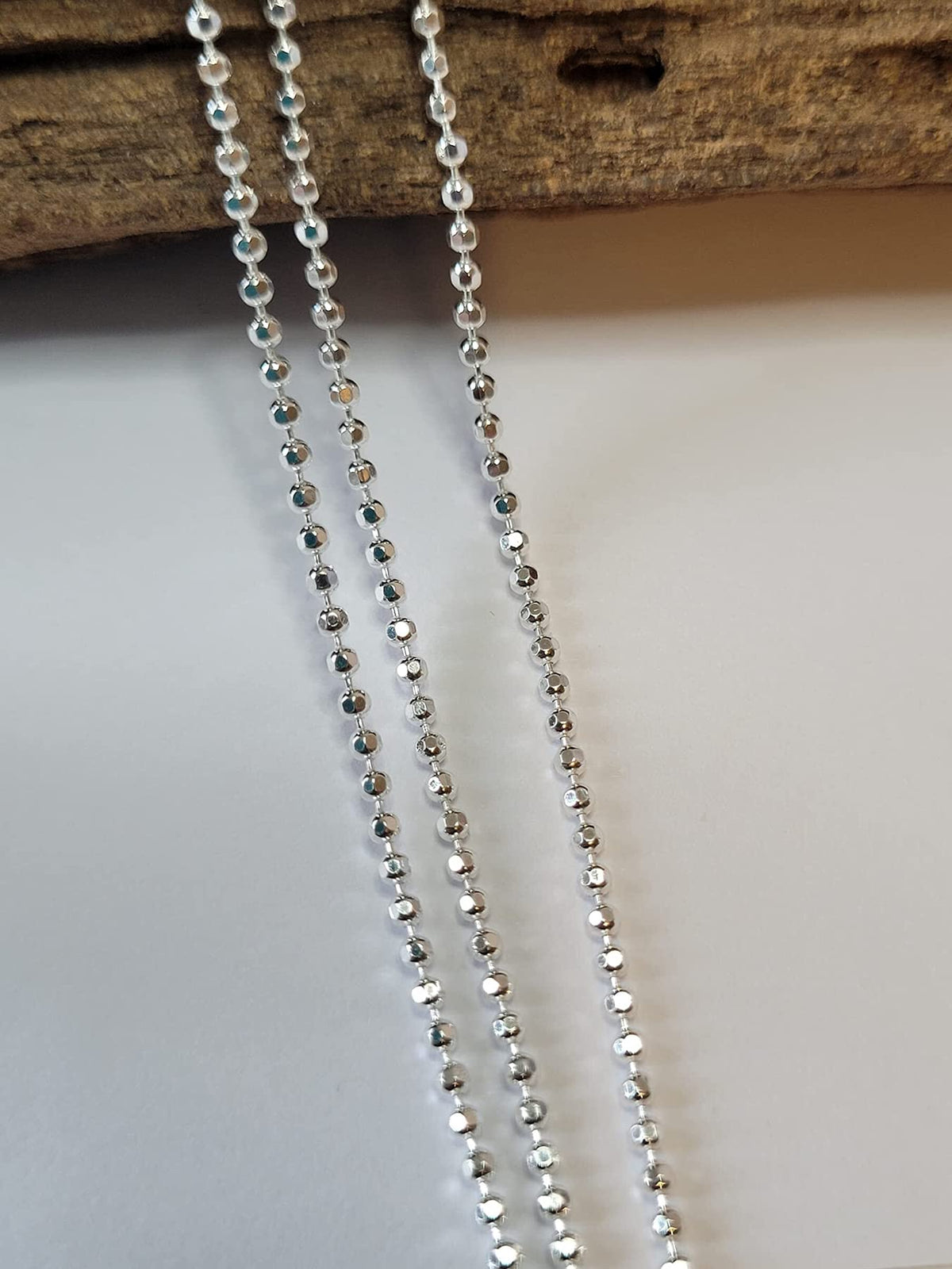 Ball/Beaded Chain Link Sterling Silver Anklet/Ankle Bracelet/Ankle Chain - 925 Sterling Si 