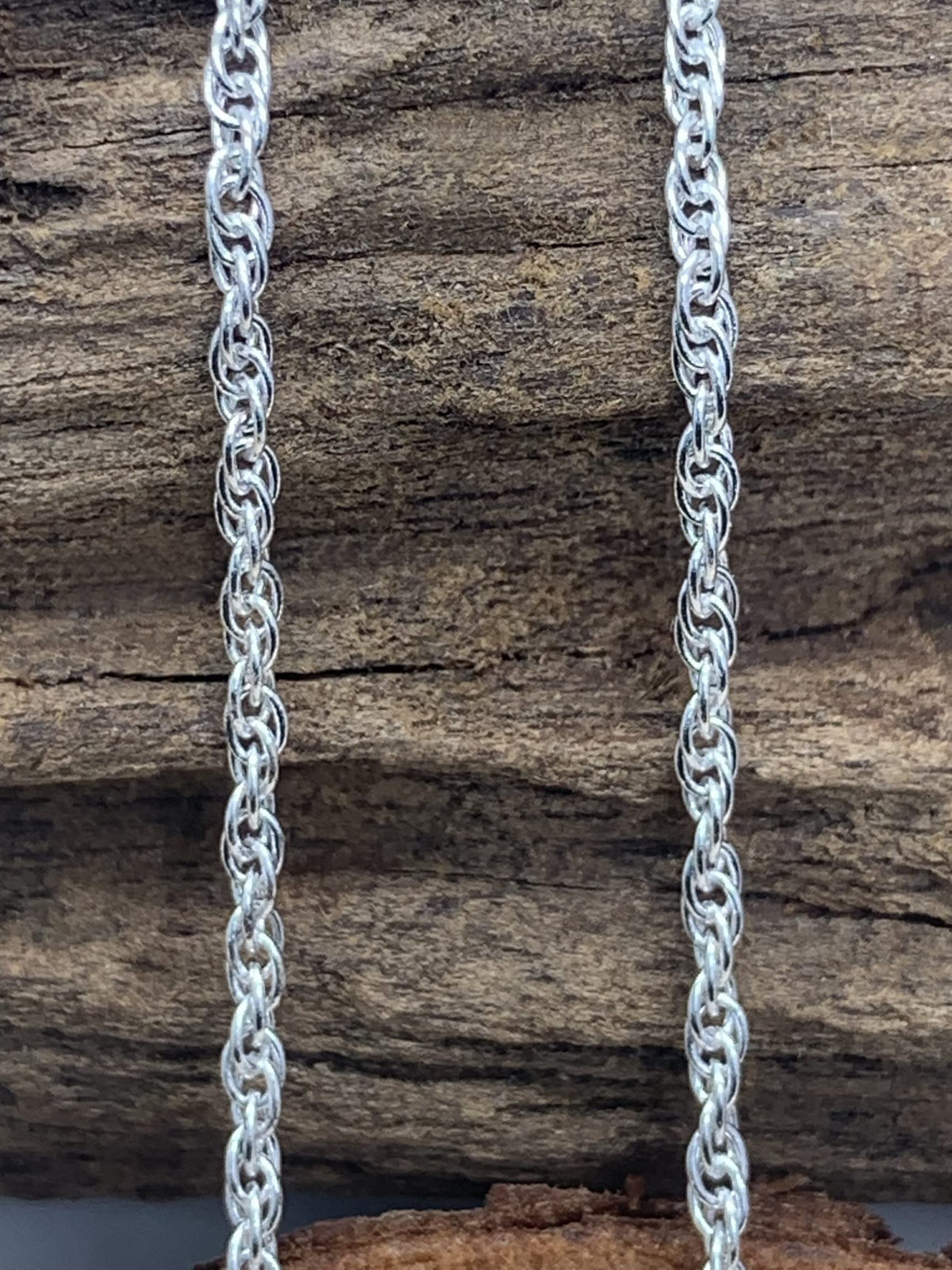 Rope/Prince of Wales/Singapore Chain Sterling Silver Anklet/Ankle Bracelet/Ankle Chain - 9 