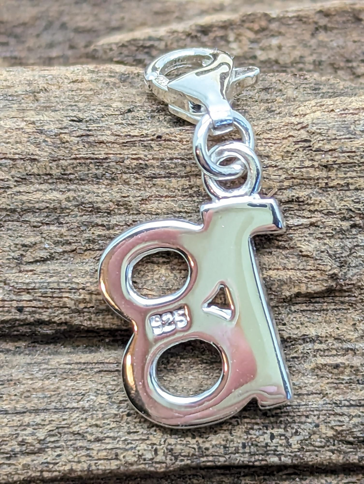 Plain Polished Clip On Charms Collection - Sterling Silver Clip On Charm Pendant with Lobs 