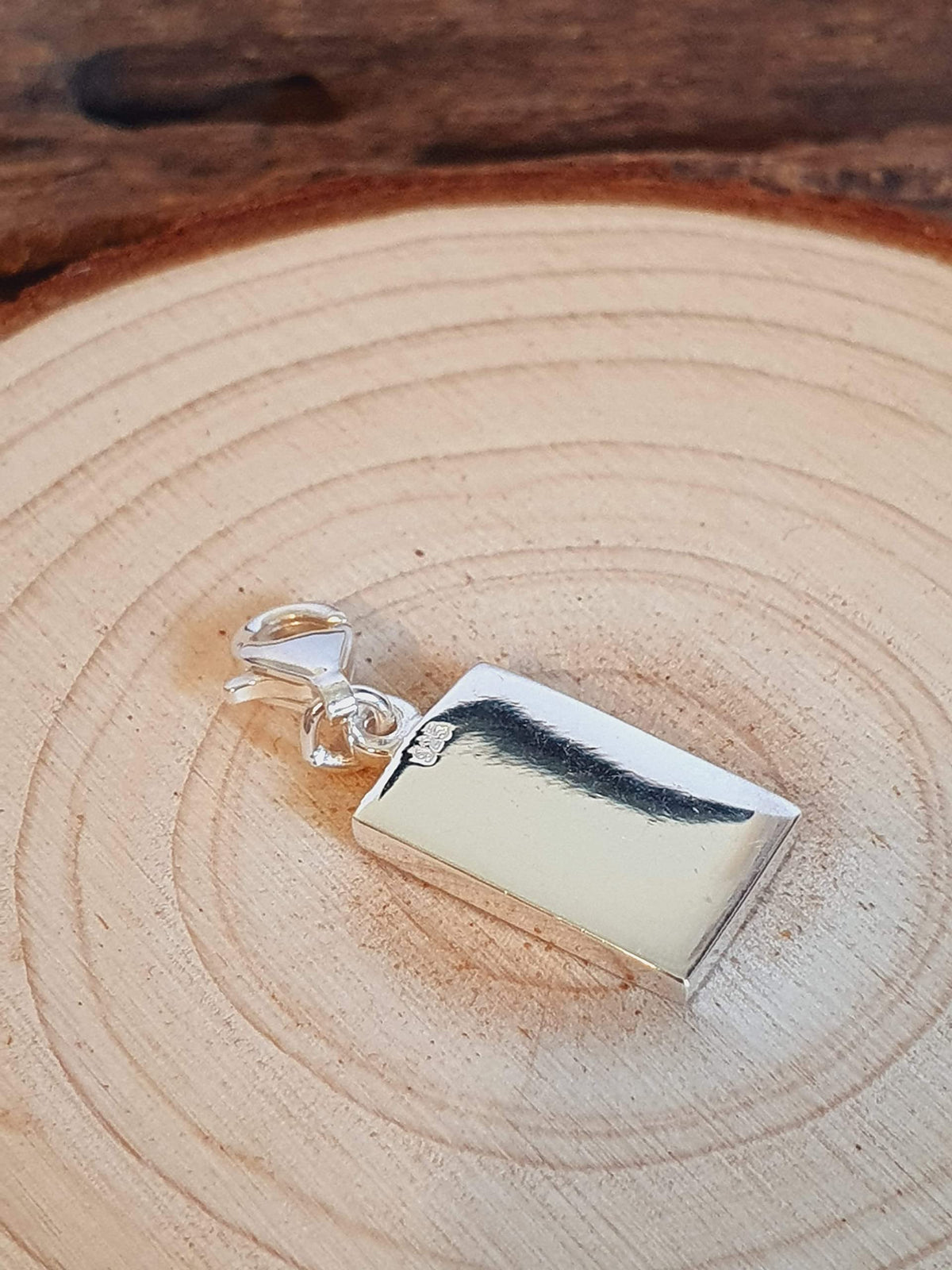 Enamel Clip On Charms Collection - Sterling Silver Clip On Charm Pendant with Lobster Clas 