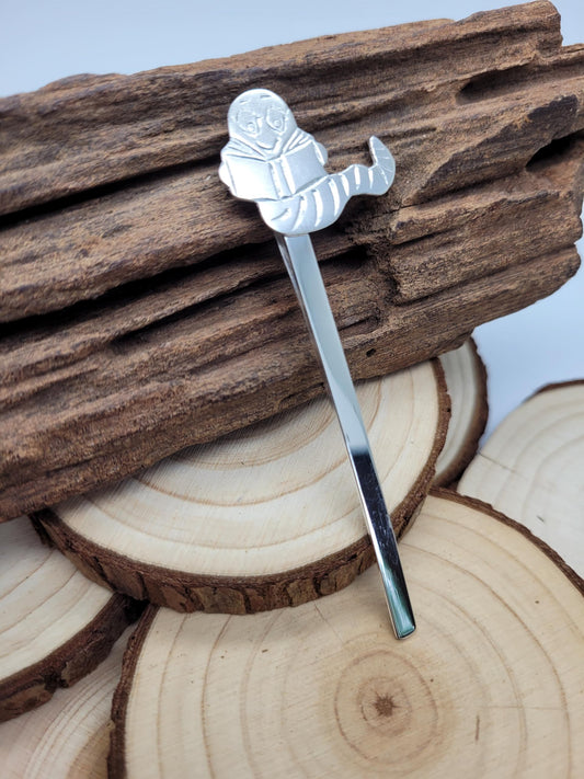 Silver Bookmark for Women Men Book Lover Reader Classmate Teacher Colleague Librarian - So ##bookworm