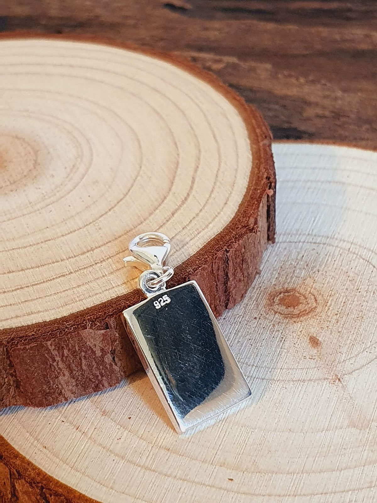 Enamel Clip On Charms Collection - Sterling Silver Clip On Charm Pendant with Lobster Clas 