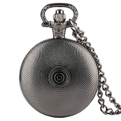 Avenger Themed Quartz Pocket Watch Necklace for Men Women Children - Full Hunter - On 32" 