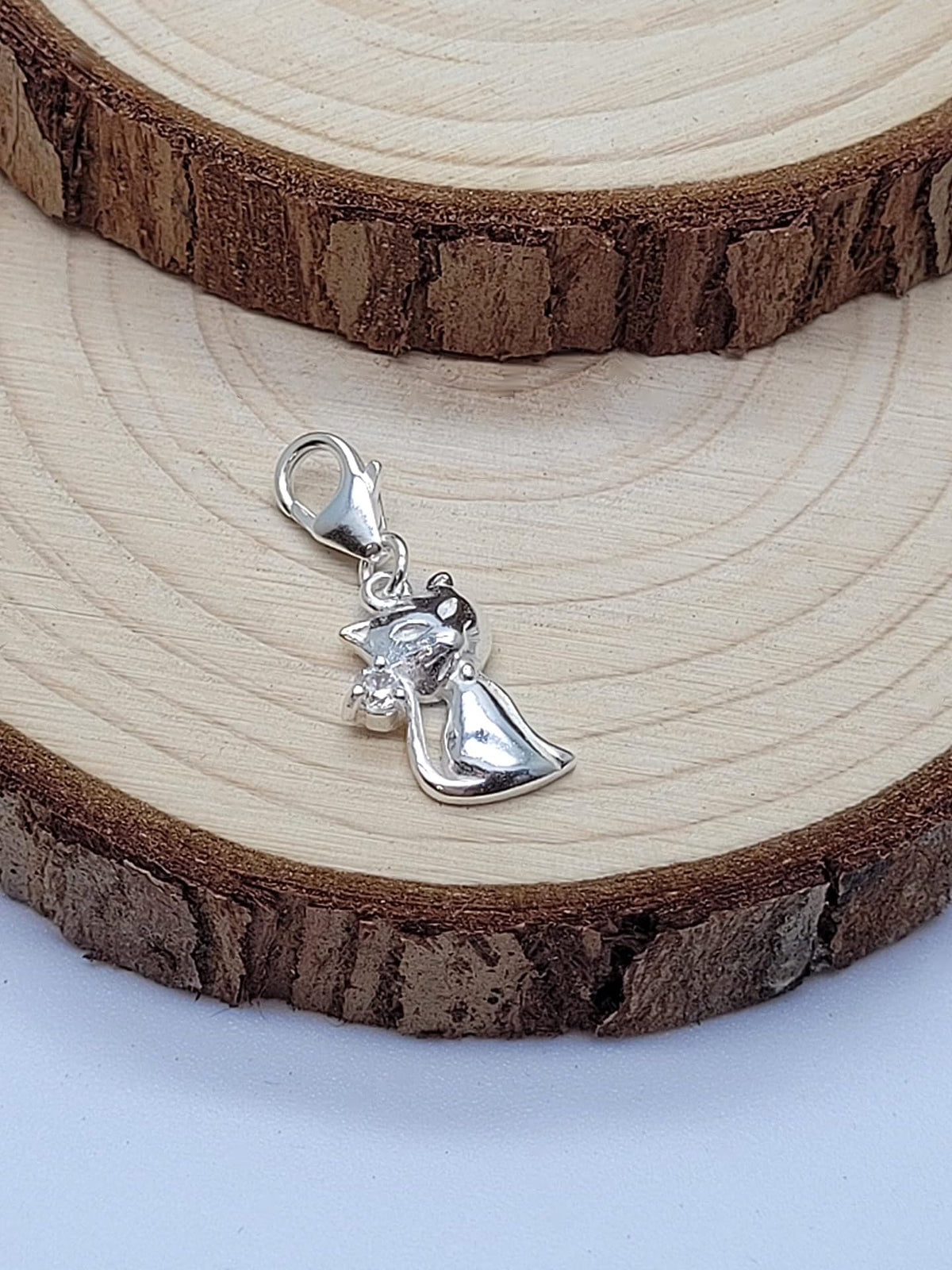 Animal Clip On Charms Collection - Sterling Silver Clip On Charm Pendant with Lobster Clas 