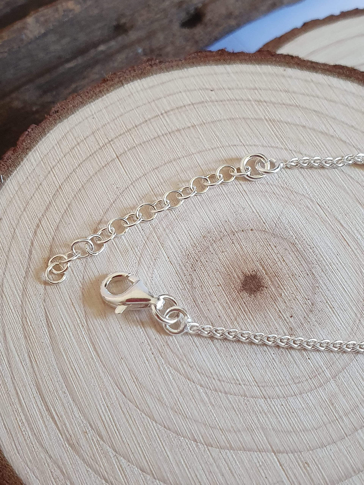 Designer Inspirations Boutique Amber Sterling Silver Necklace - Solid Silver Amber Necklace - Amber Jewellery 030196