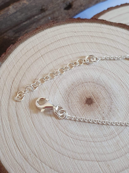 Designer Inspirations Boutique Amber Sterling Silver Necklace - Solid Silver Amber Necklace - Amber Jewellery 030196