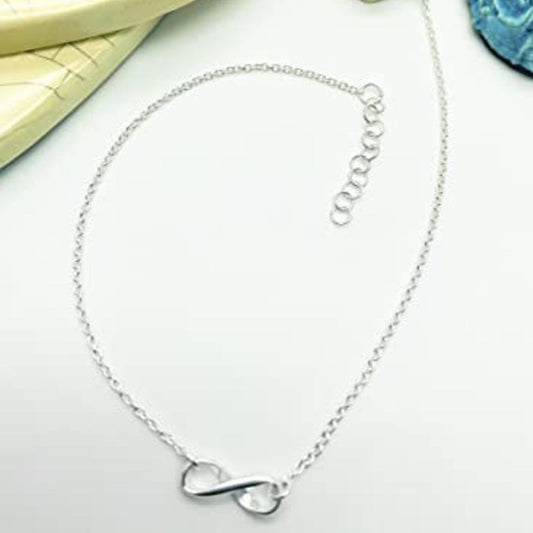 Sterling Silver Infinity Anklet