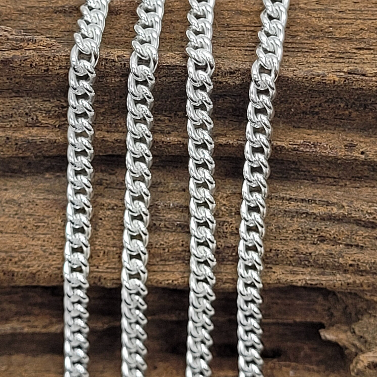 Sterling Silver Thick Curb Chain