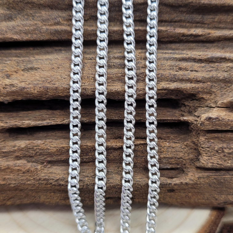 Sterling Silver Thick Curb Chain