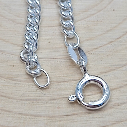 Sterling Silver Thick Curb Chain