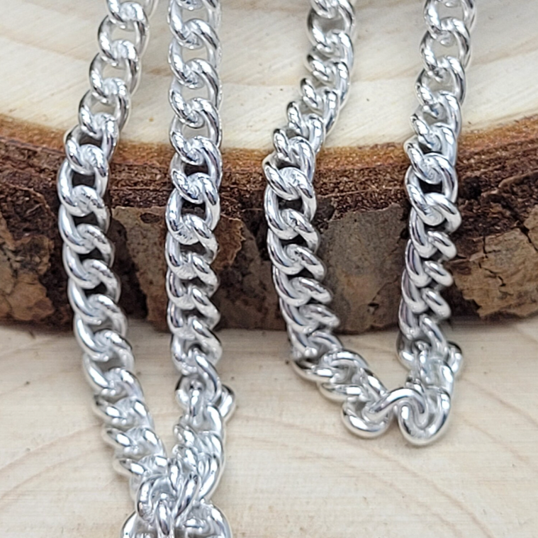 Sterling Silver Thick Curb Chain